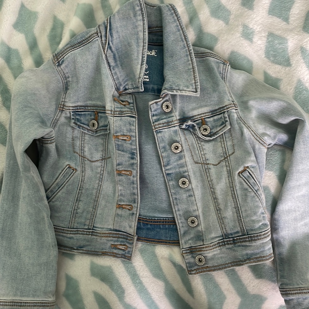 Cat & Jack Jean Jacket, Girls, Size S (6/6X)
